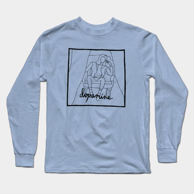 dopamine Long Sleeve T-Shirt by manthamcmurtrey